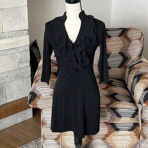 White House Black Market Ruffle Tunic Dress